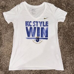 Nike Women's KC Royals V-Neck Tee
